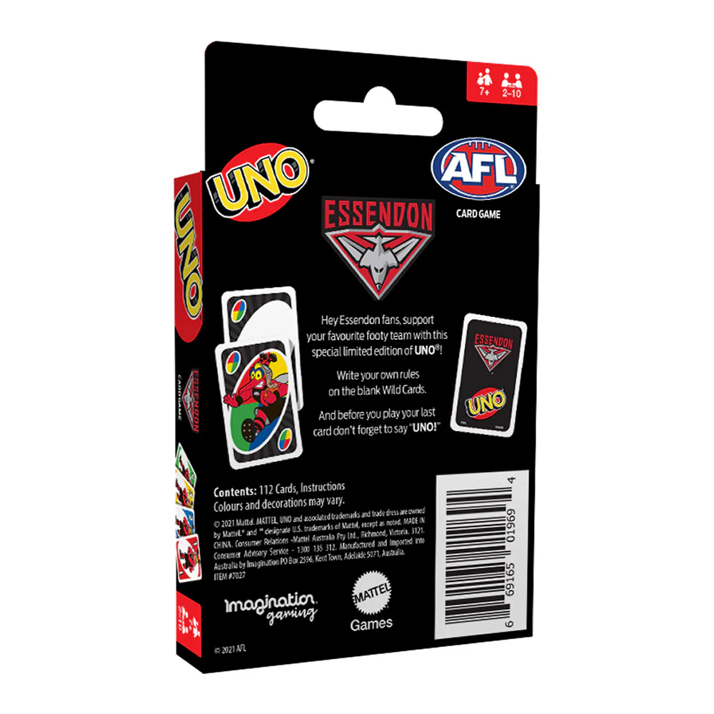 Essendon Uno Card Game - Image 2