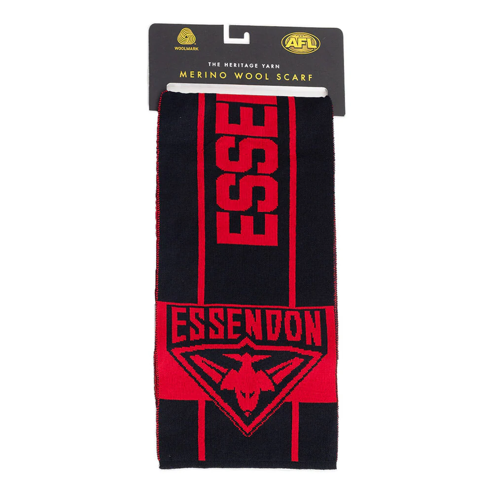 Essendon Bombers 2024 Merino Wool Scarf
