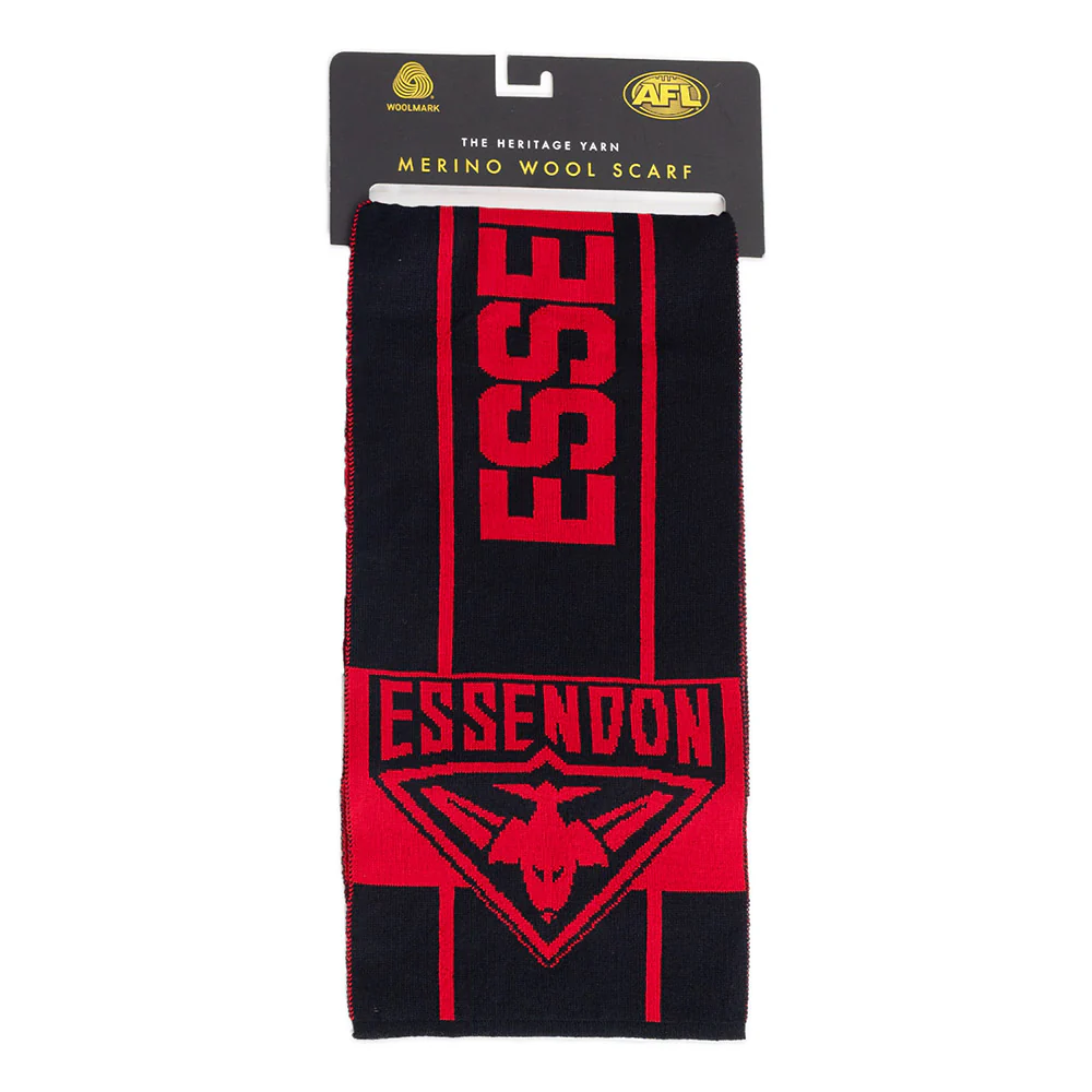 Essendon Bombers 2024 Merino Wool Scarf - Image 6