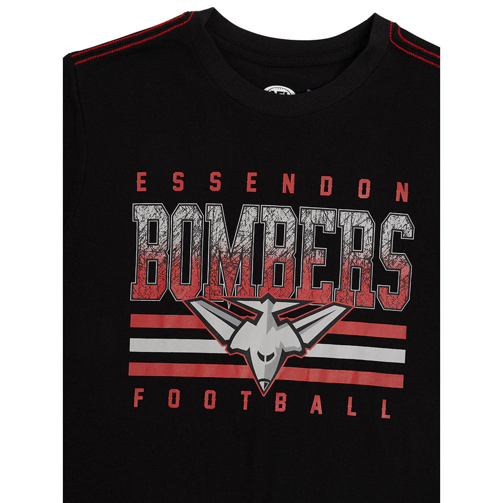 Essendon Youth Sketch Tee - Image 5