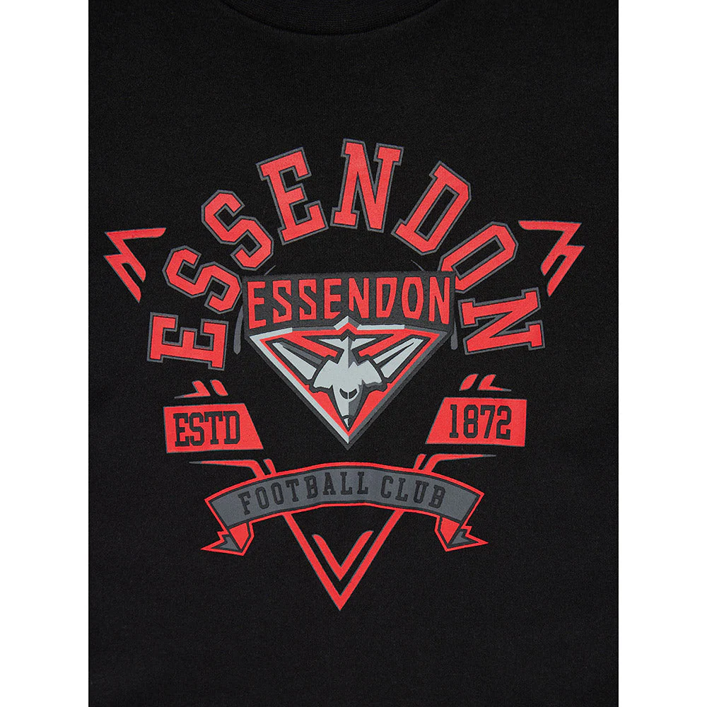Essendon Kids Banner Tee Top - Image 3