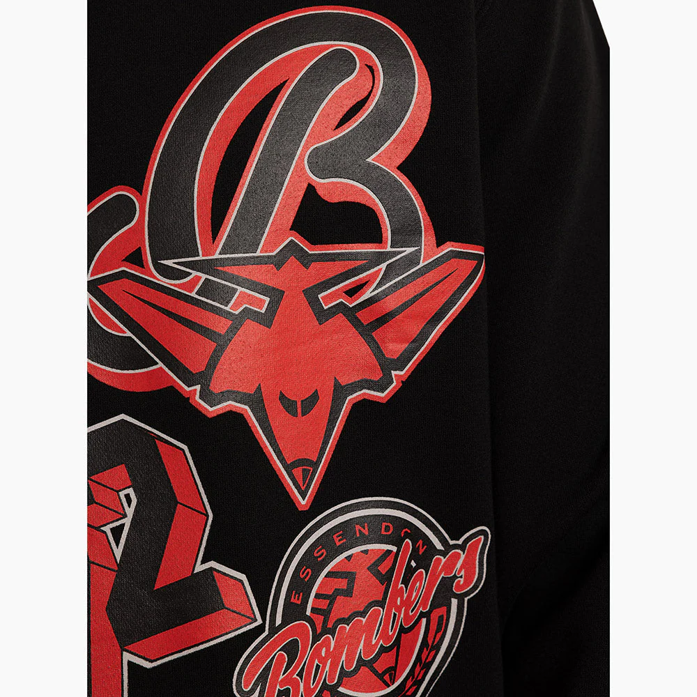 Essendon Bombers Mens Patchwork Crew Sweater - Image 6
