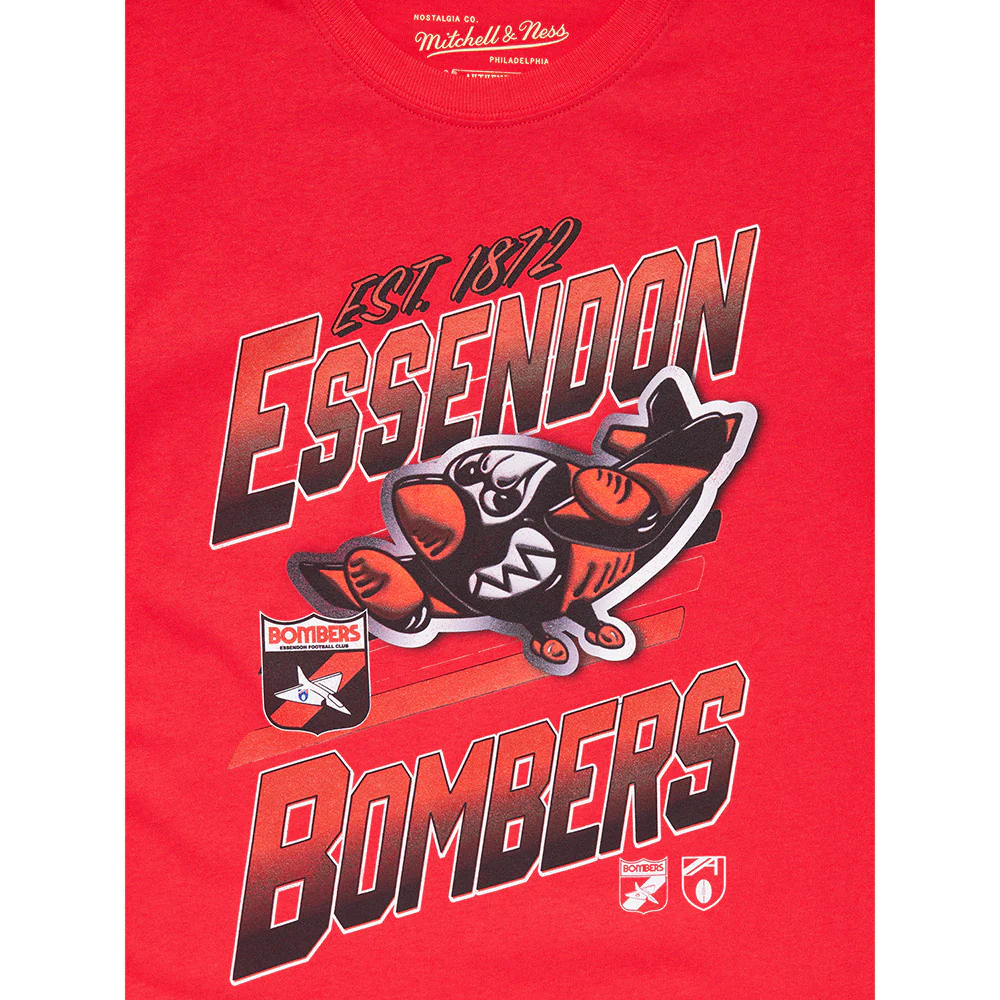 Essendon Mitchell & Ness Mascot Character Youth Tee - Image 2