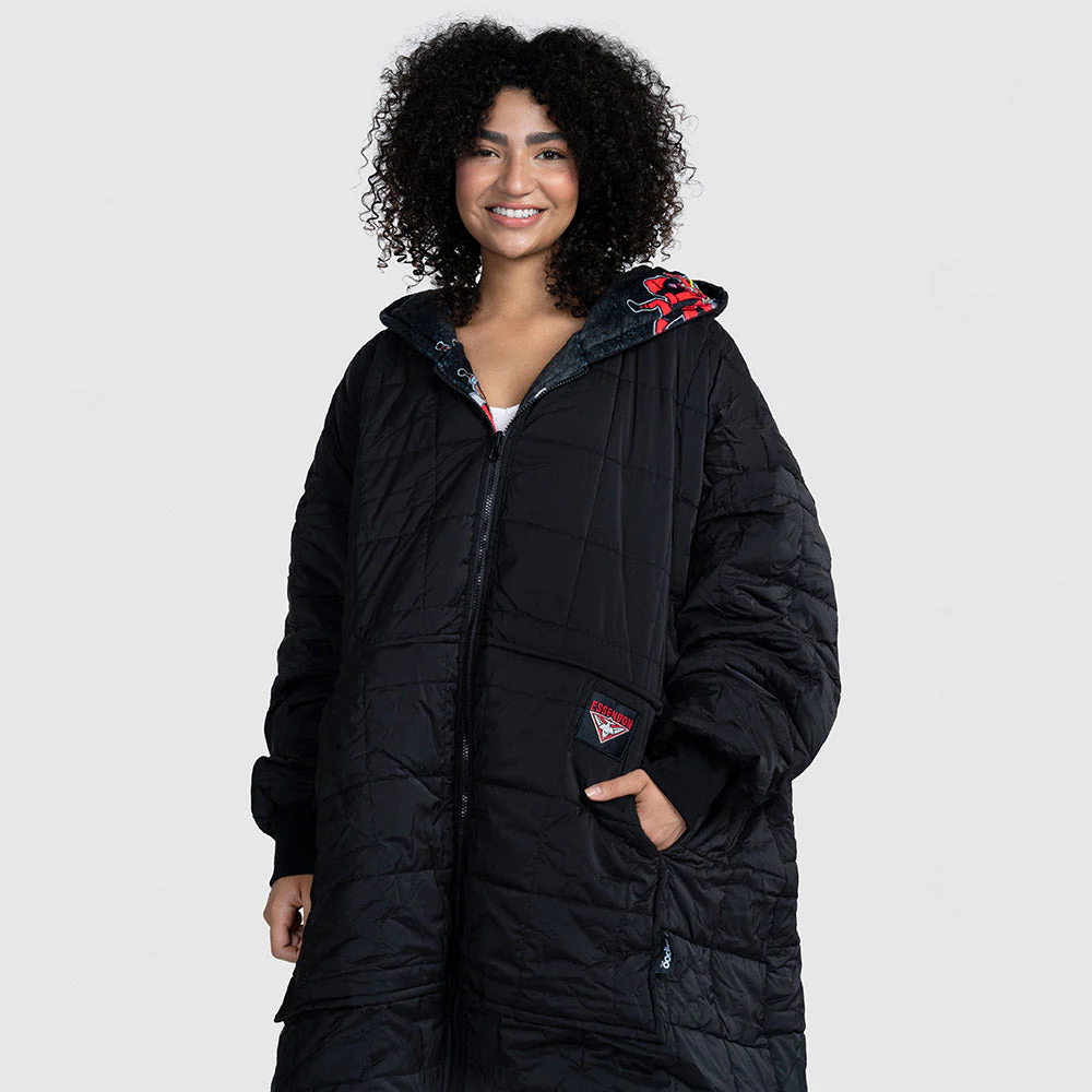 Essendon Bombers 2024 Adults Outdoor Zip Oodie - Image 4