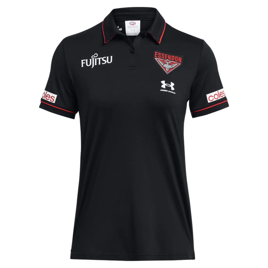 Essendon Bombers 2024 Authentic Womens Media Polo