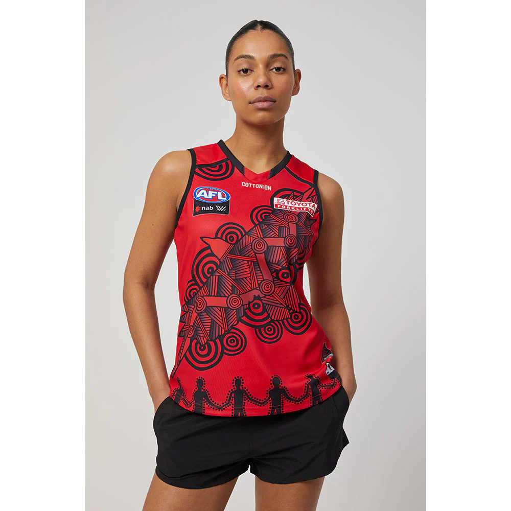 Essendon AFLW Season 7 Womens Indigenous Guernsey - Image 8