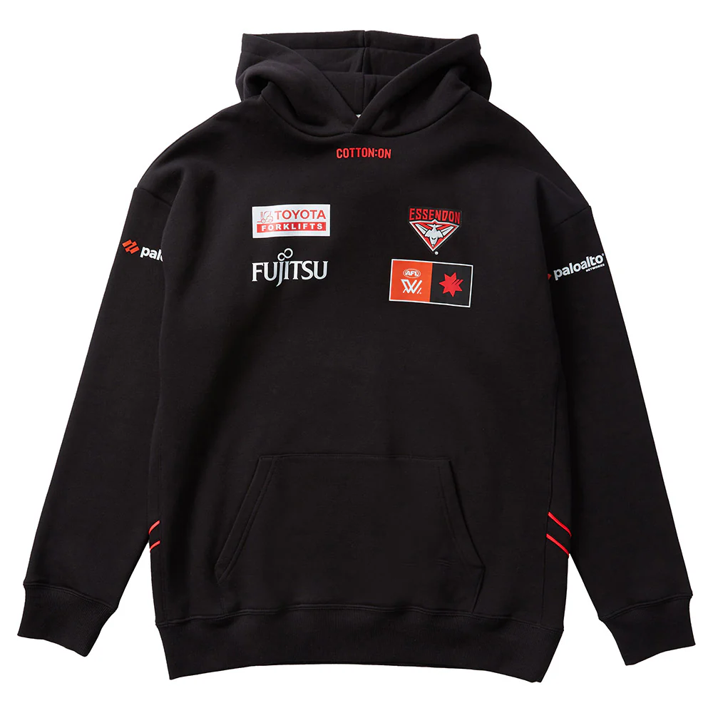 Essendon Bombers AFLW S10 Fleece Hoodie