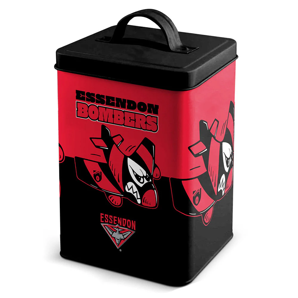 Essendon Bombers Retro Mascot Cookie Tin - Image 2
