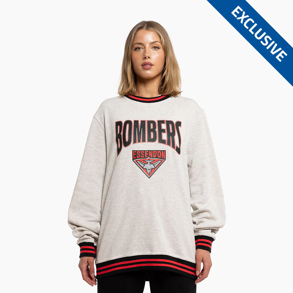 Essendon Bombers Adult Arch Crew Sweater