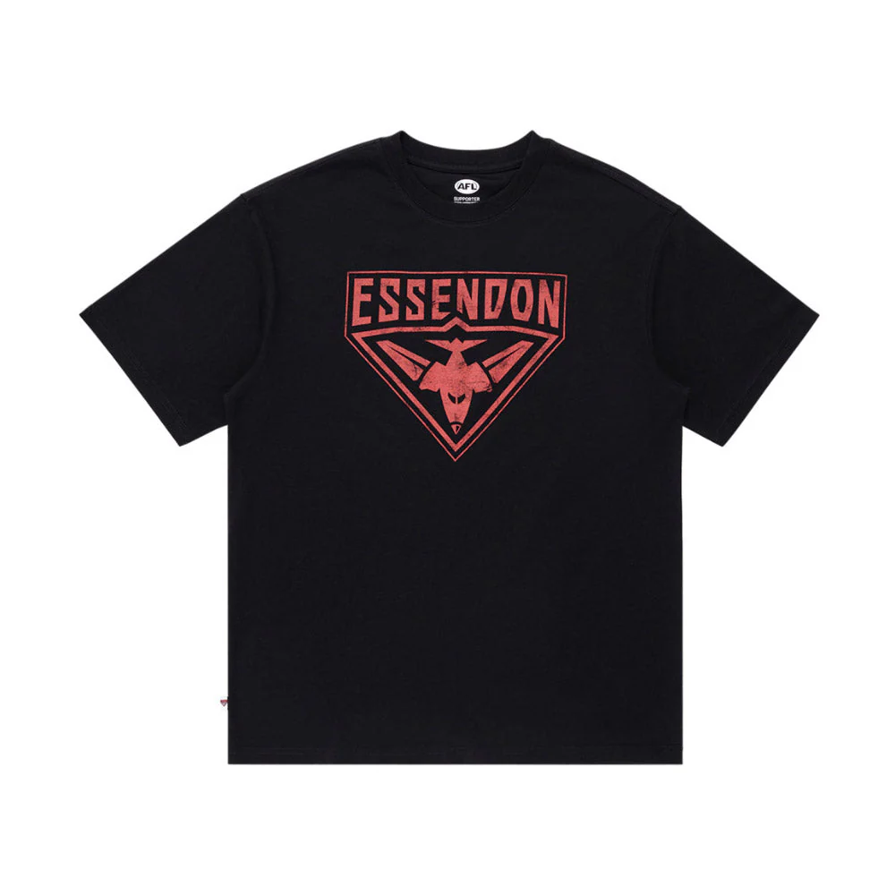 Essendon Bombers Mens Core Logo Tee - Image 5