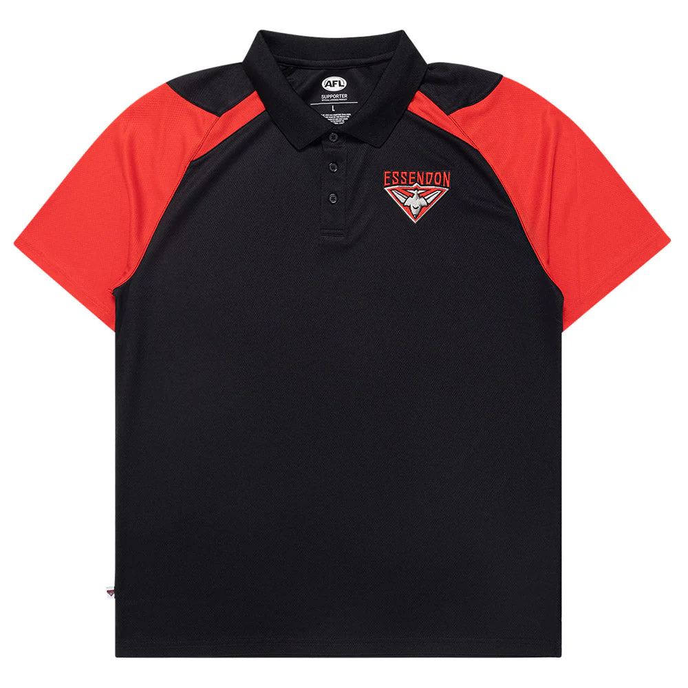 Essendon Bombers Mens Performance Polo - Image 5