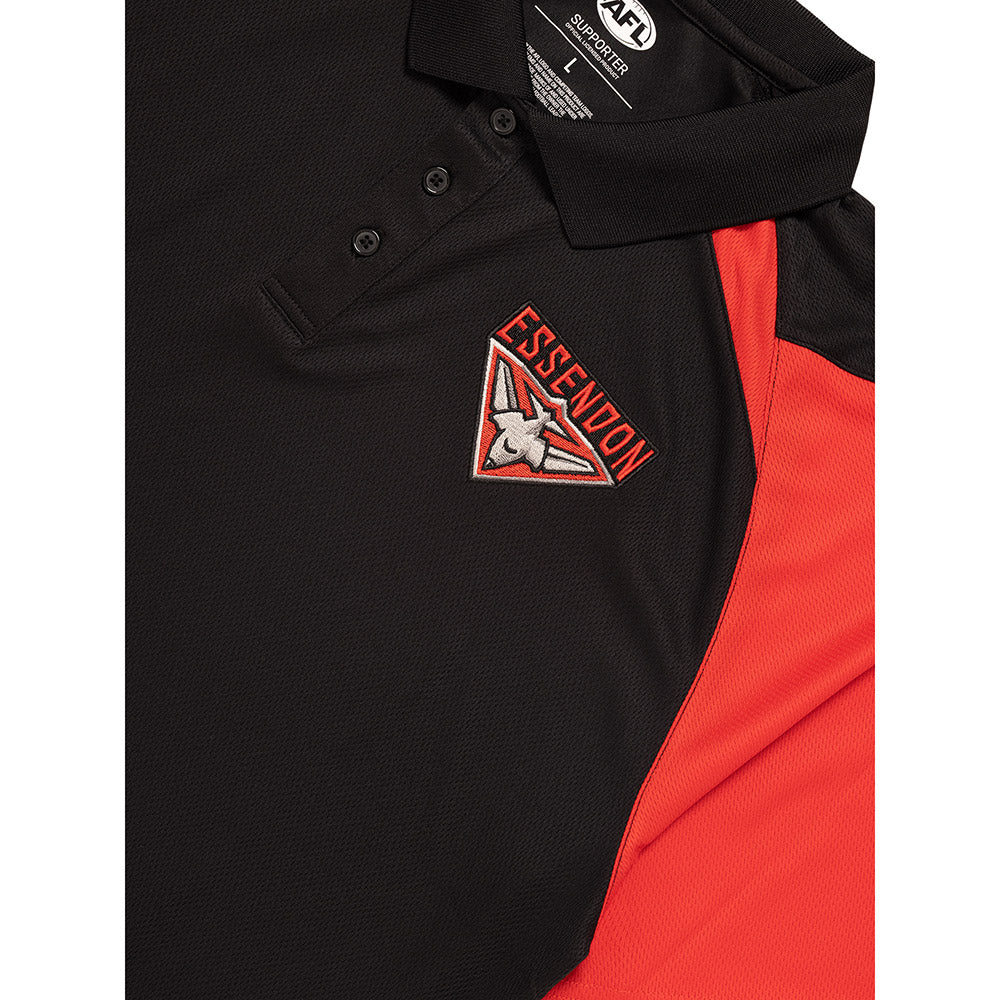 Essendon Bombers Mens Performance Polo - Image 6