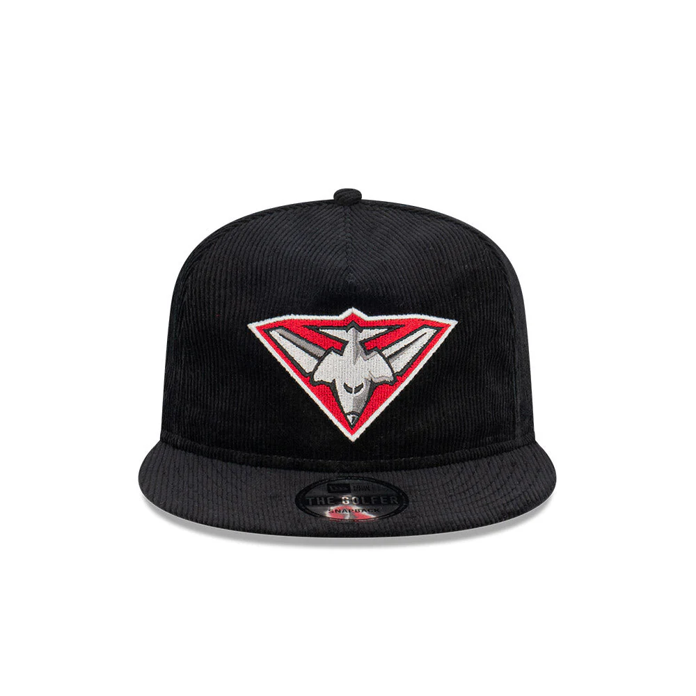 Essendon New Era Corduroy Golfer Cap - Image 6