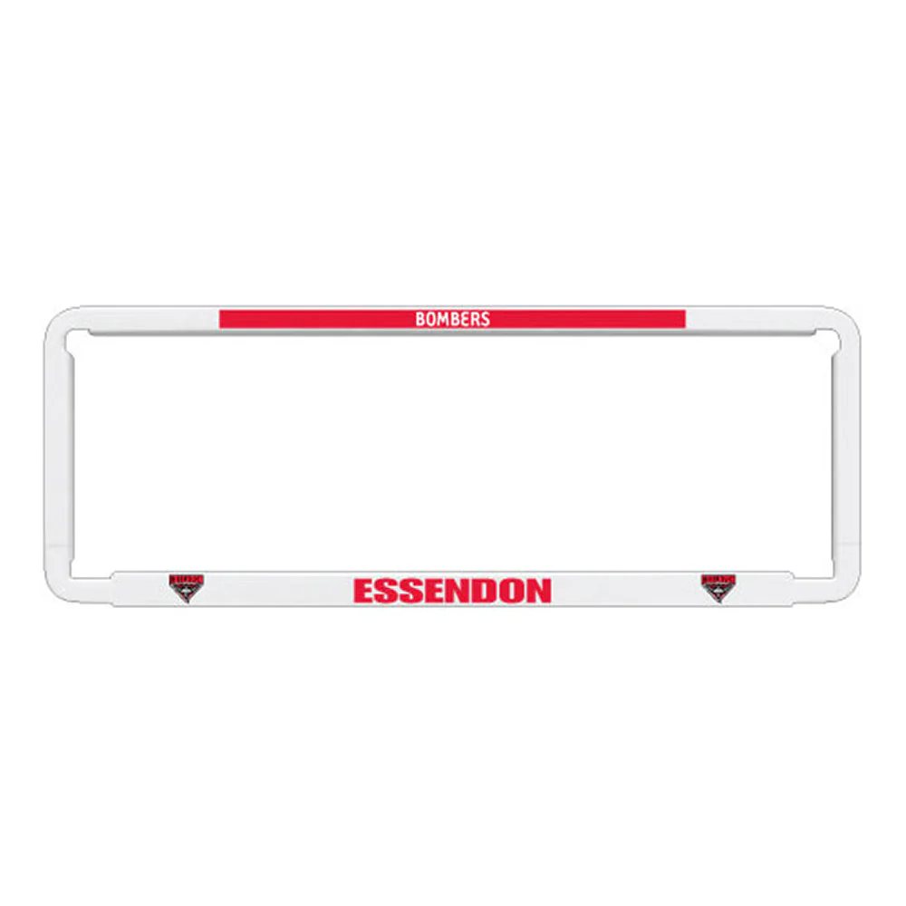 Essendon Number Plate Frame