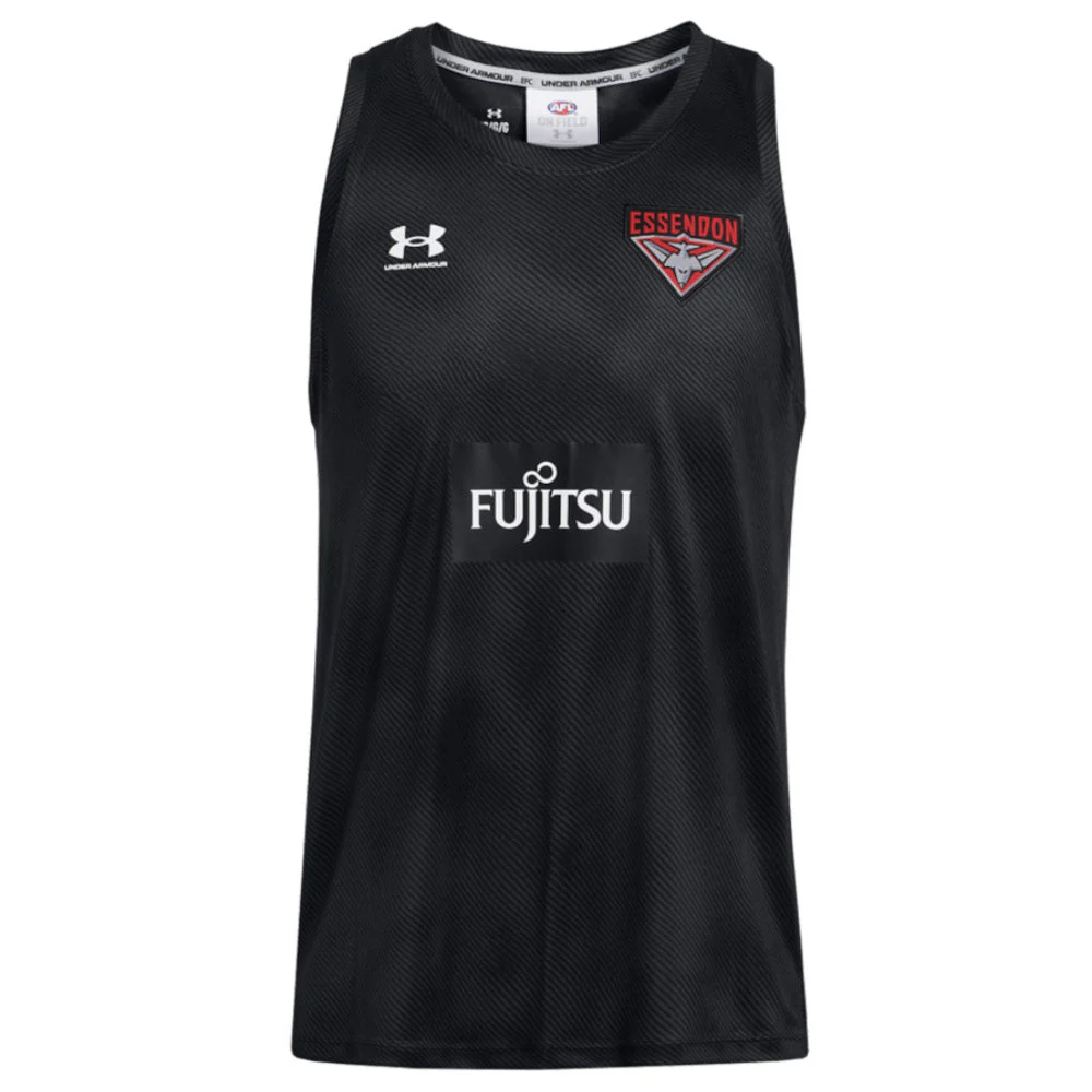 Essendon Bombers 2024 Authentic Mens Training Singlet - Image 4