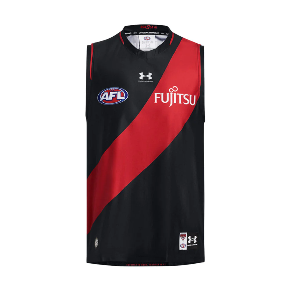 Essendon Bombers 2024 Authentic Youth Home Guernsey - Image 4