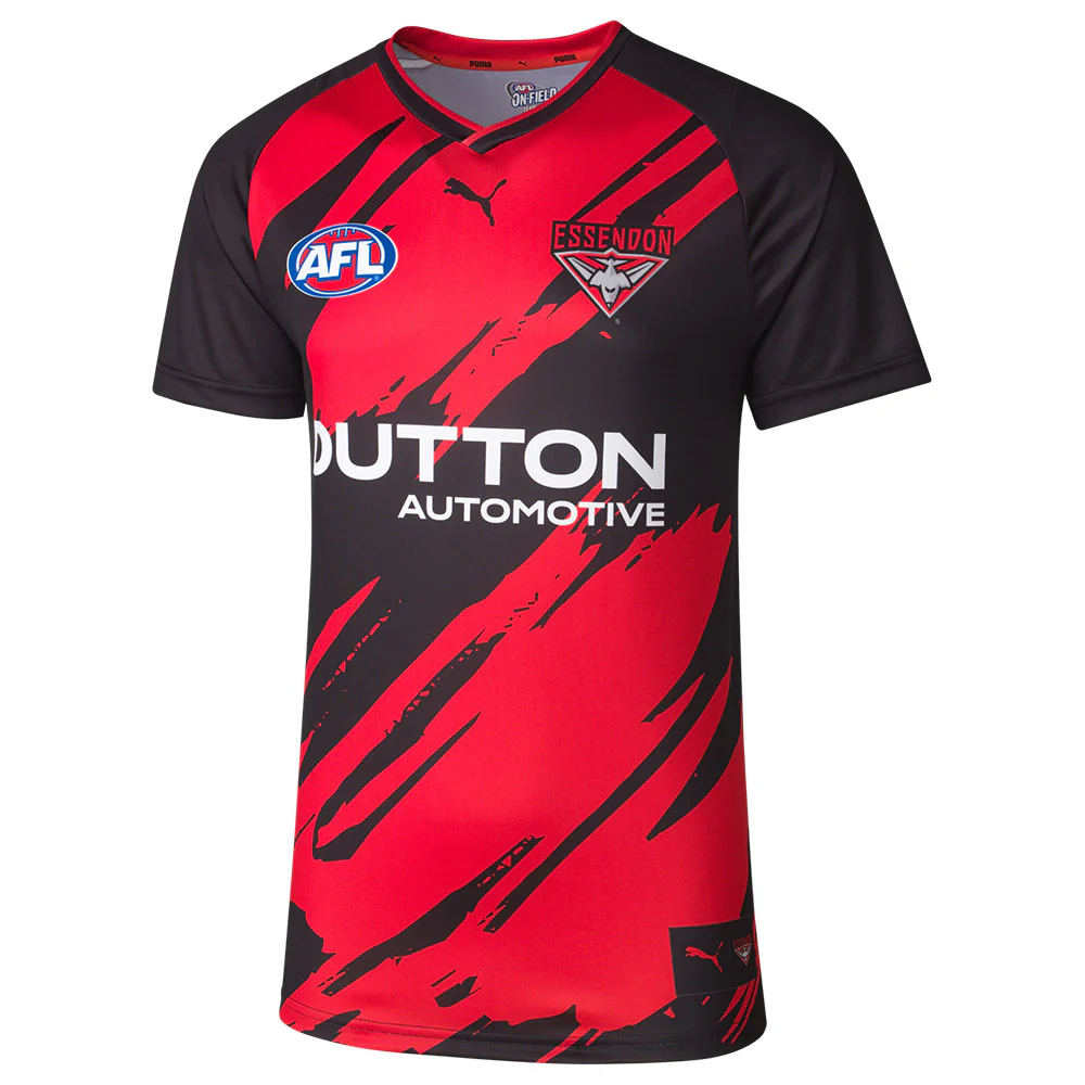 Essendon 2025 Authentic Warm Up Top