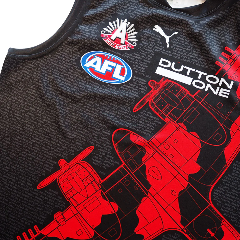 Essendon 2026 Anzac Mens Guernsey - Image 3