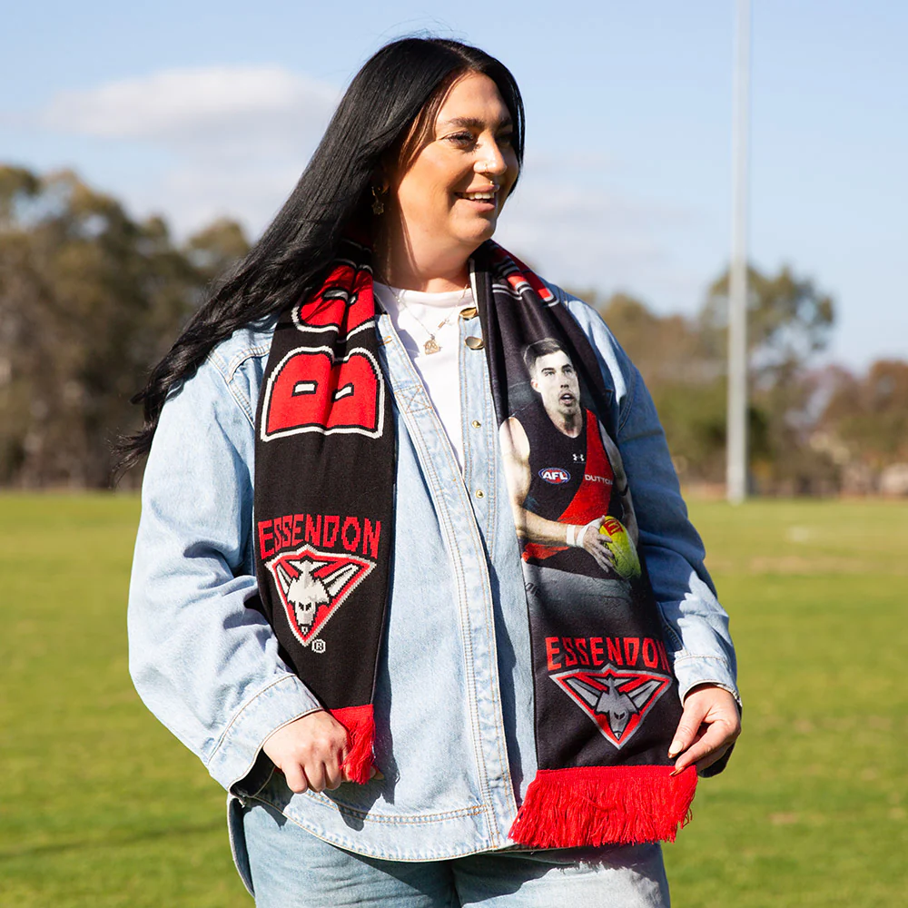 Essendon Player Scarf - Zach Merrett