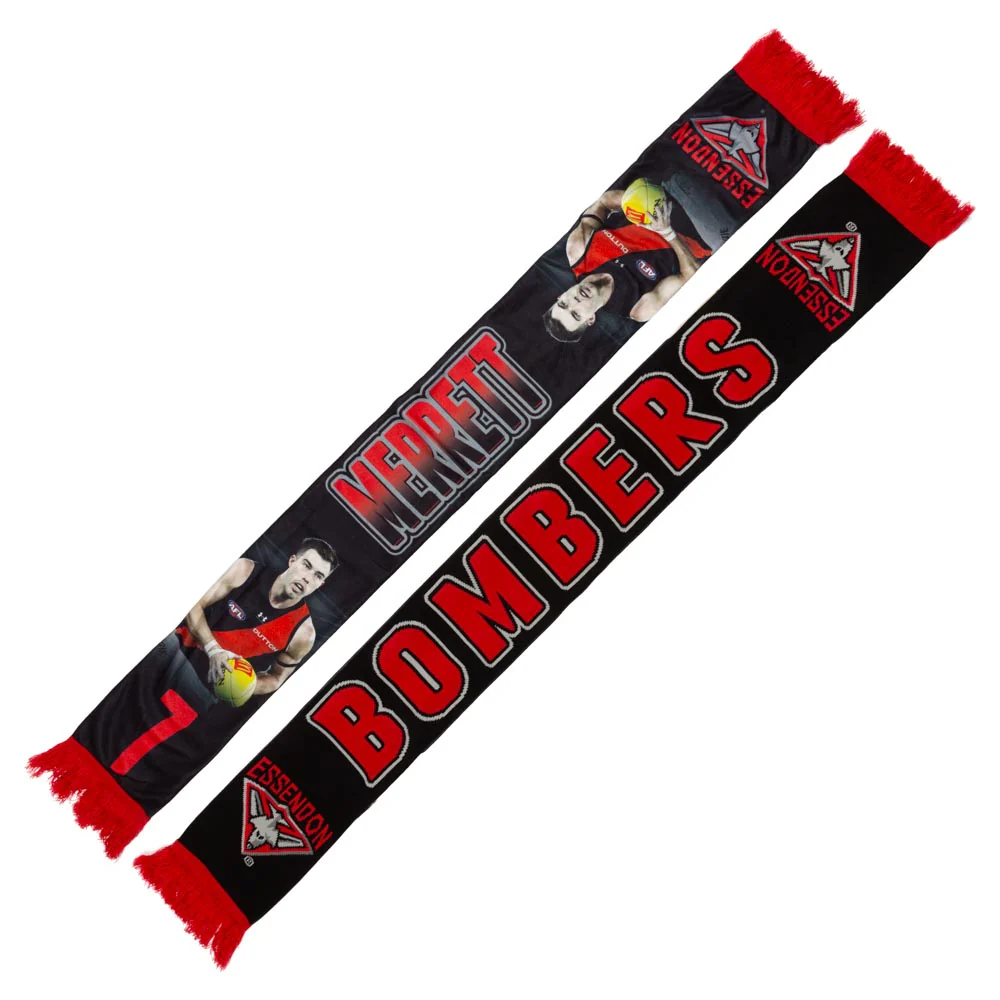 Essendon Player Scarf - Zach Merrett - Image 2
