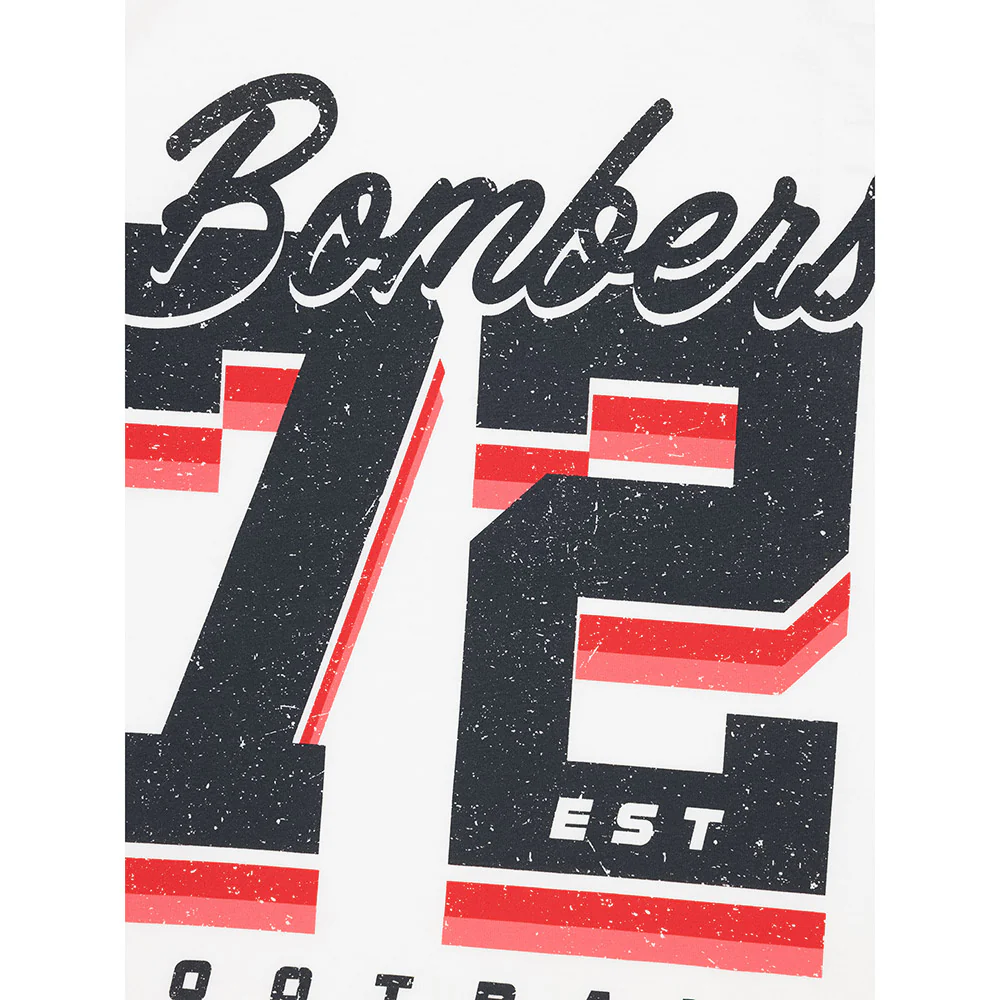Essendon Bombers 2-Tone Womens Raglan Tee - Image 3