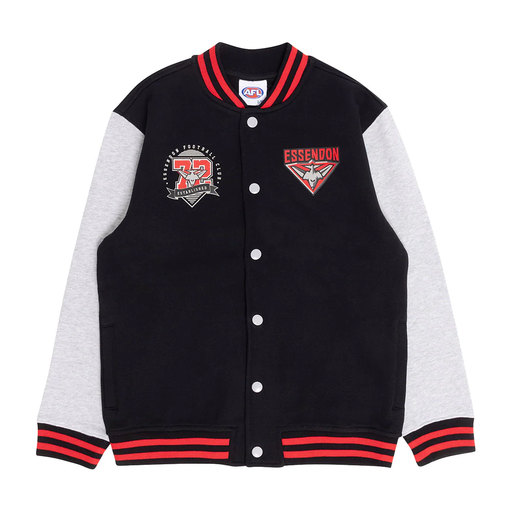 Essendon Youth Varsity Fleece Jacket