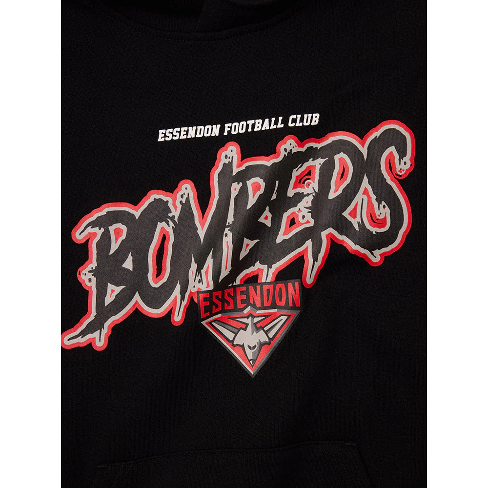 Essendon Youth Bold Graphic Hoodie - Image 3