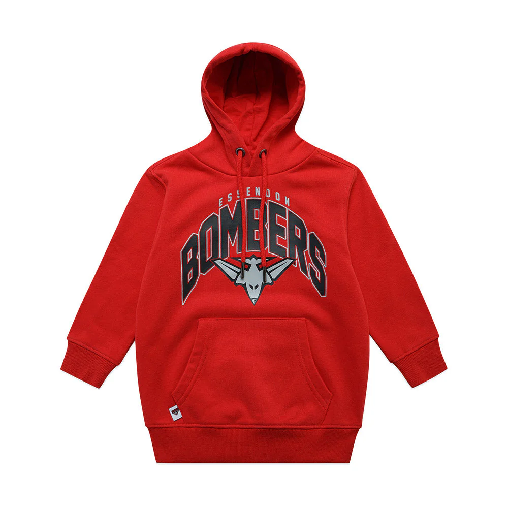 Essendon Bombers Youth Crest Hoodie - Image 5