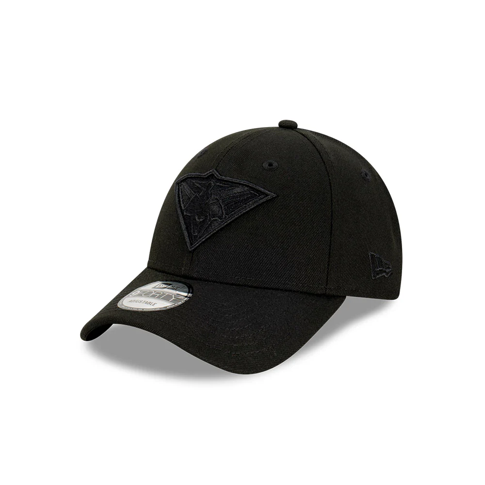 Essendon Bombers New Era Black On Black 9forty Cap