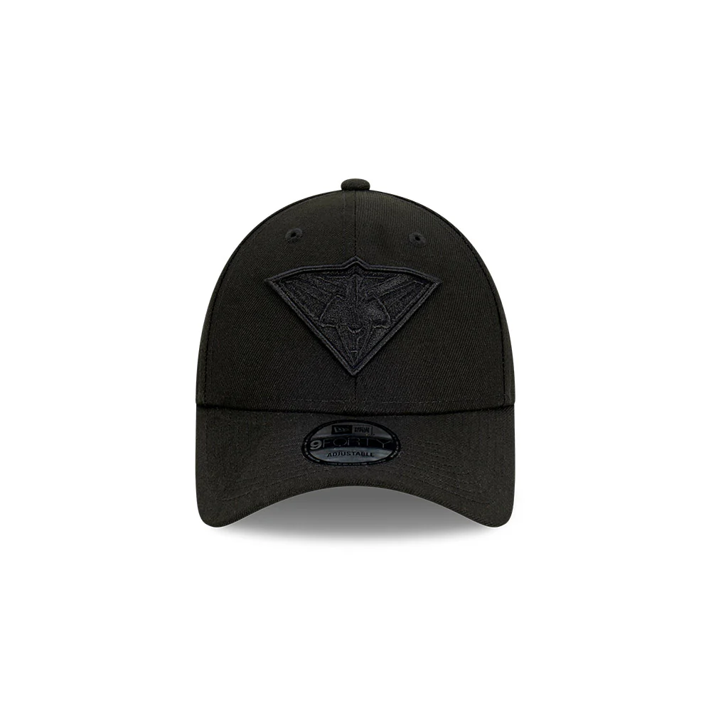 Essendon Bombers New Era Black On Black 9forty Cap - Image 3