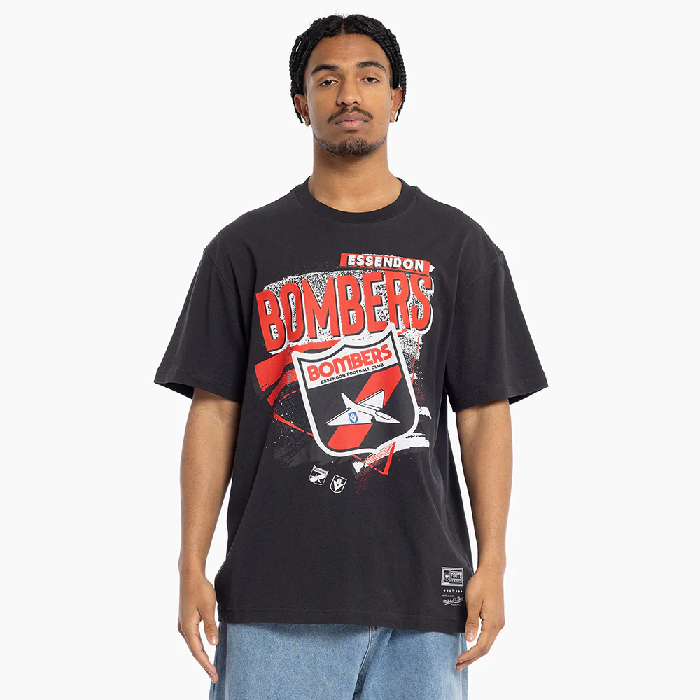 Essendon Bombers Mitchell & Ness Abstract Logo Tee
