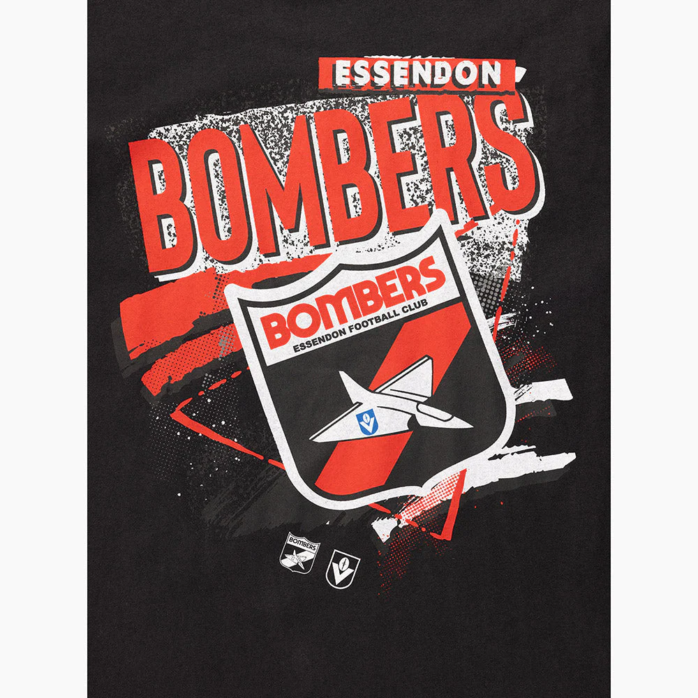 Essendon Bombers Mitchell & Ness Abstract Logo Tee - Image 3