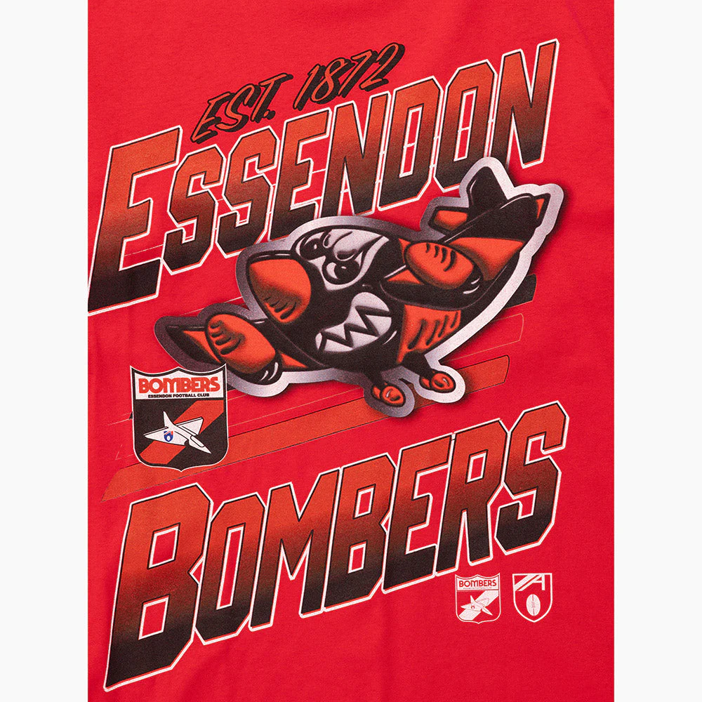 Essendon Bombers Mitchell & Ness Mascot Character Tee - Image 3