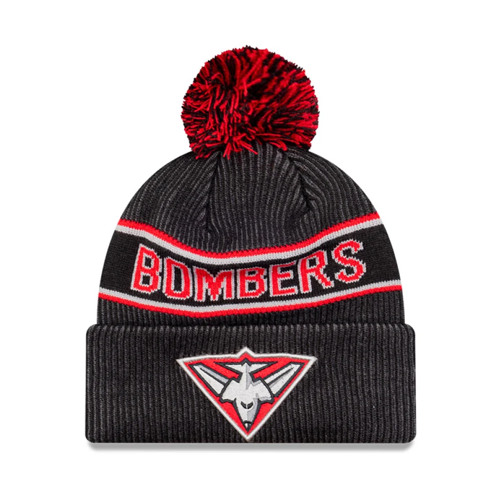 Essendon New Era Wordmark Stripe Beanie