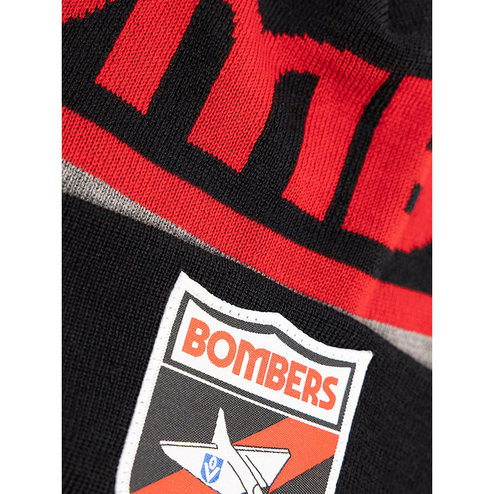 Essendon Bombers Throwback Merino Wool Beanie - Image 3