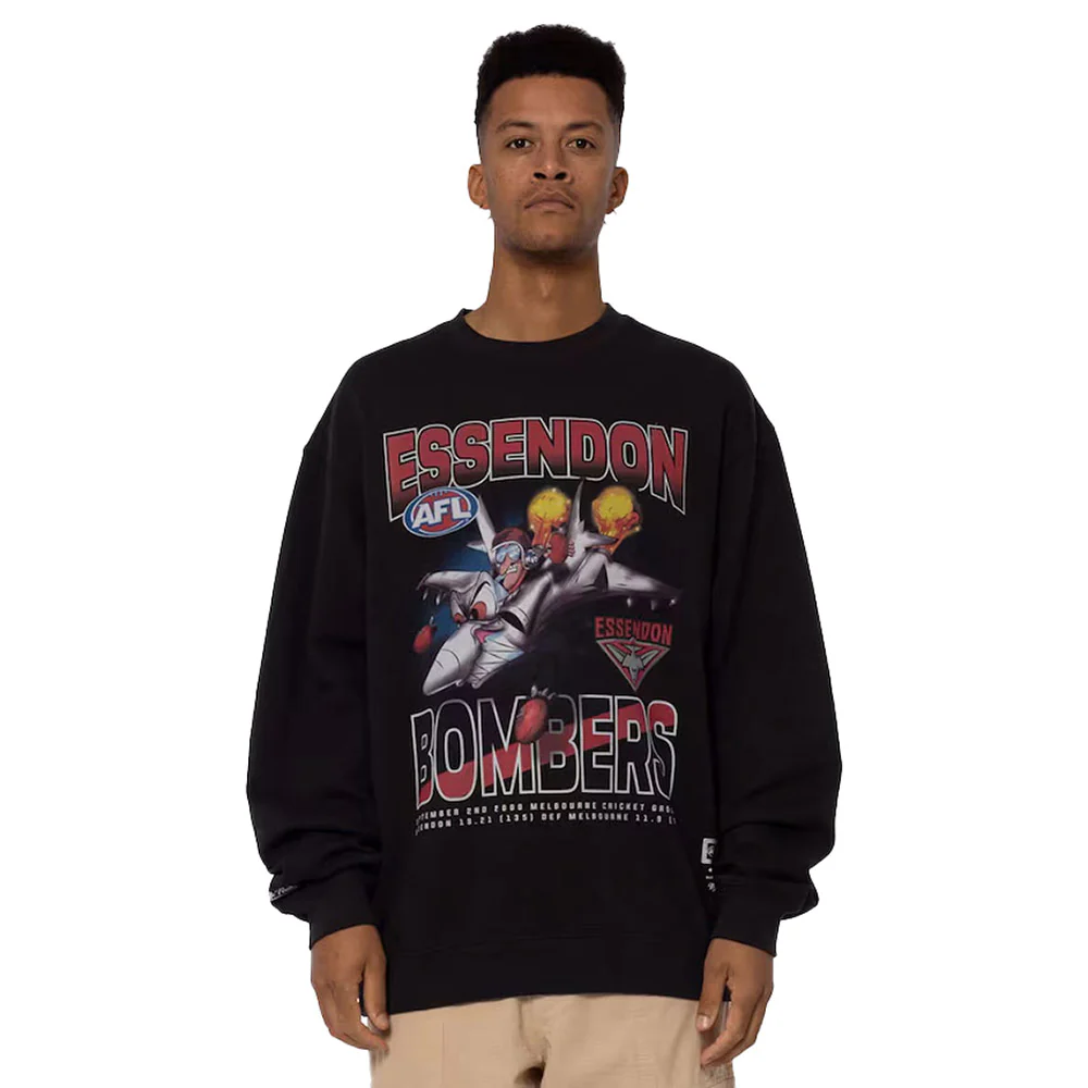 Essendon Bombers Mitchell & Ness Mascot Crew Neck