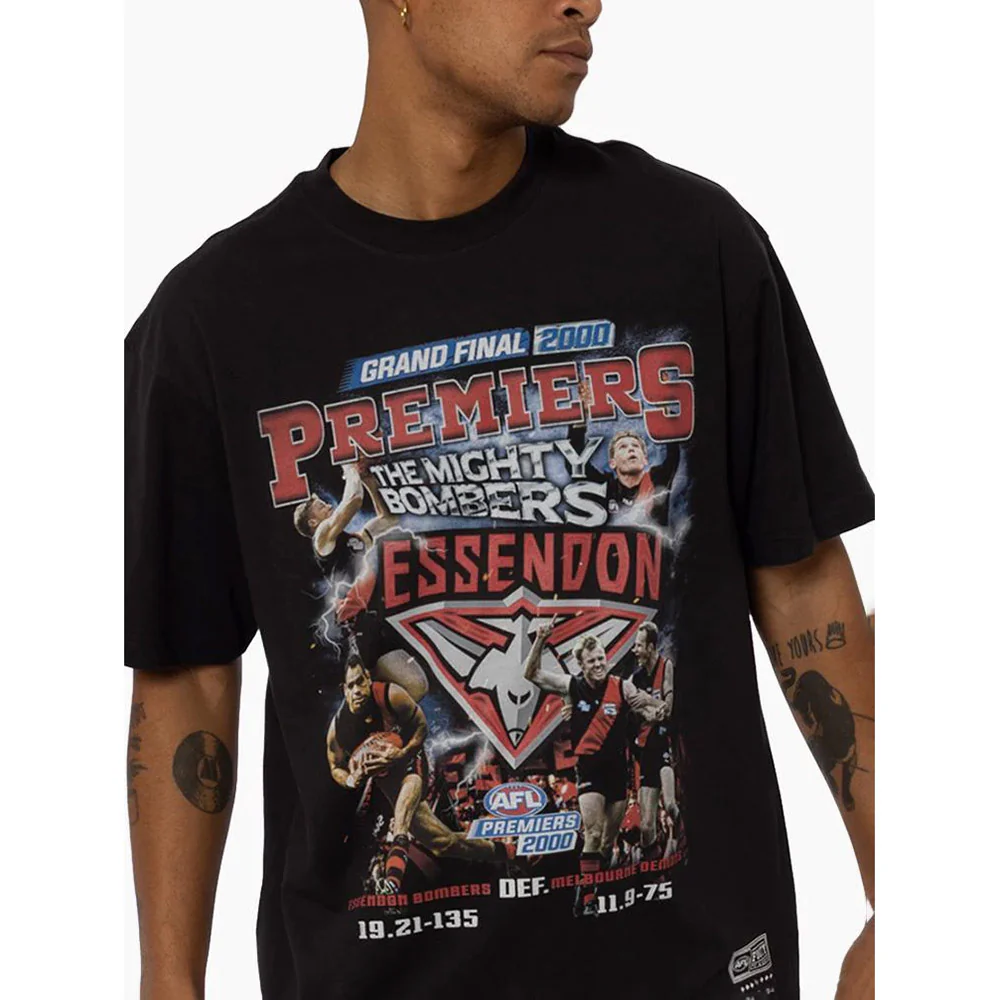 Essendon Bombers Mitchell & Ness Players Collage Tee - Image 4