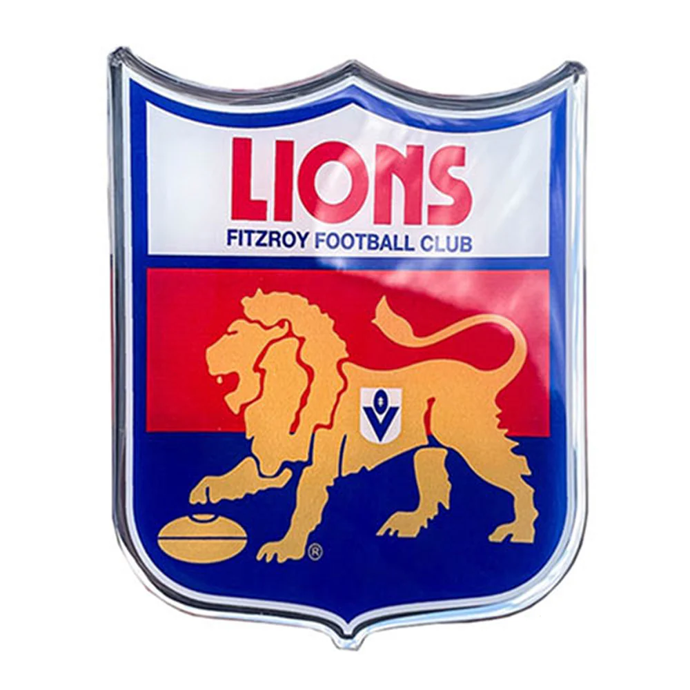 Fitzroy Lions Retro Logo Car Decal