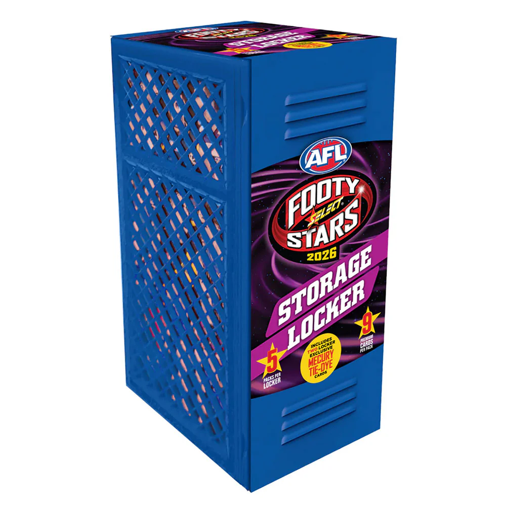2026 AFL Footy Stars Card Blaster Storage Locker