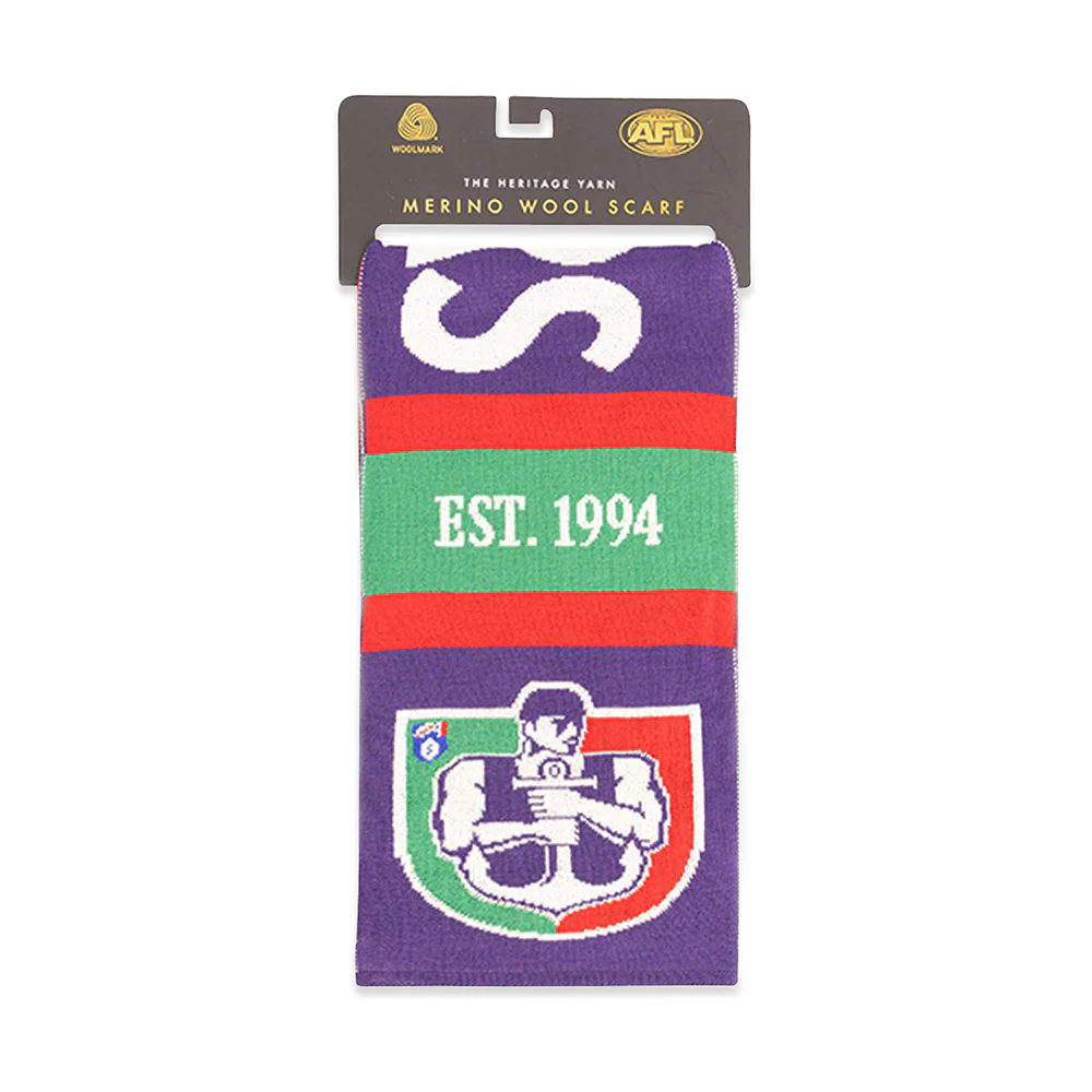 Fremantle Dockers Throwback Merino Wool Scarf