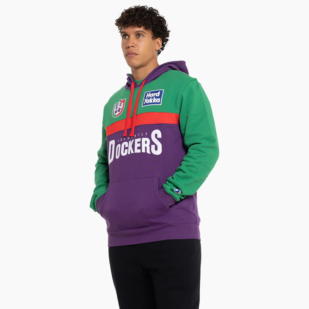 Fremantle Dockers Adult Throwback Hoodie - Image 3