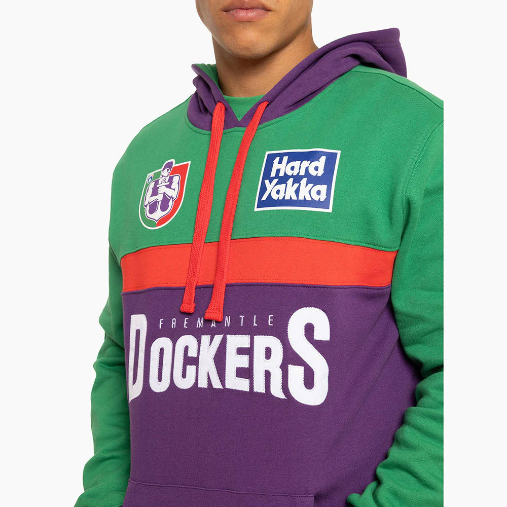 Fremantle Dockers Adult Throwback Hoodie - Image 4