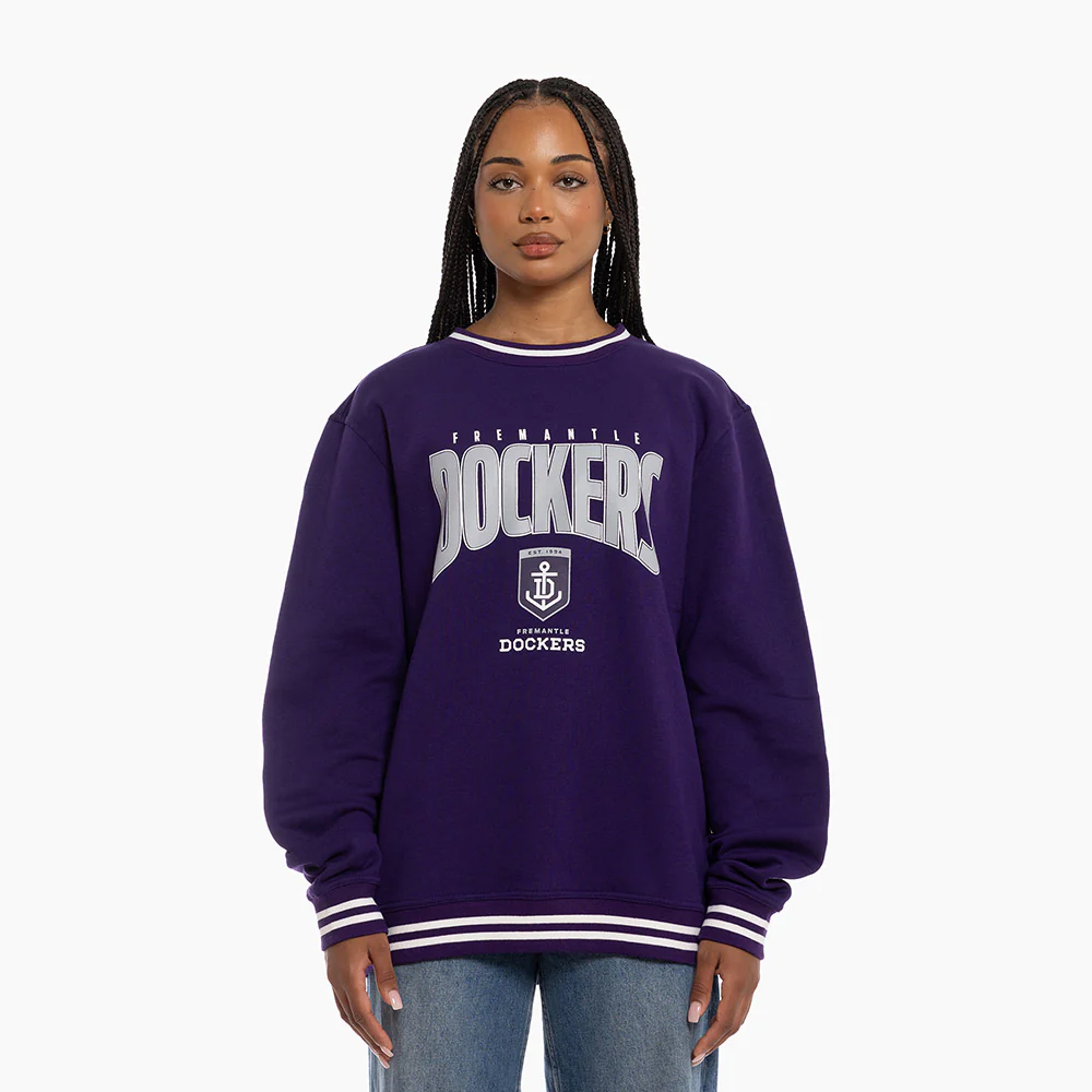 Fremantle Dockers Adult Arch Crew Sweater - Image 3