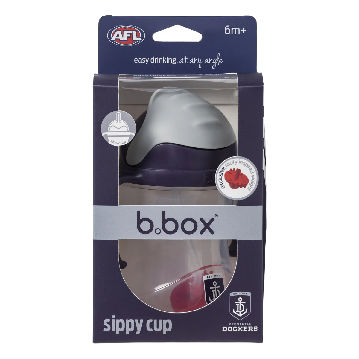Fremantle Dockers B Box Sippy Cup - Image 7