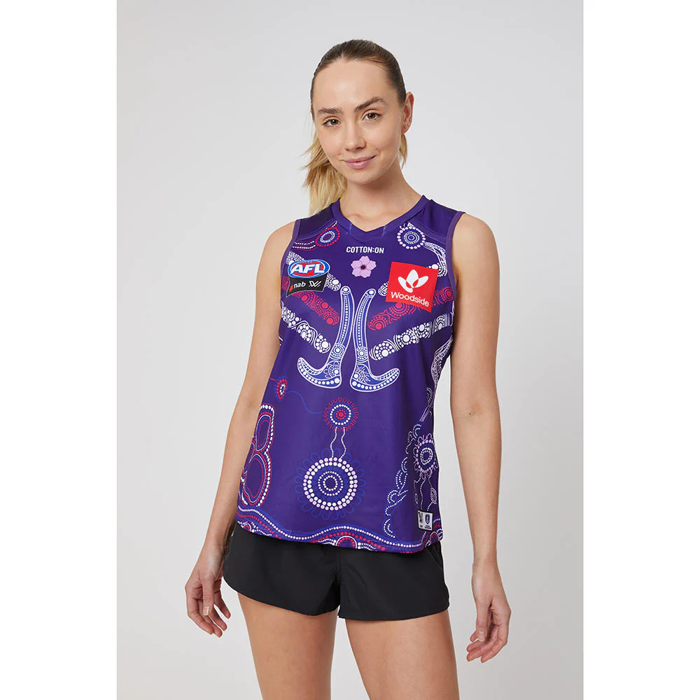 Fremantle Dockers AFLW Season 7 Womens Indigenous Guernsey - Image 9