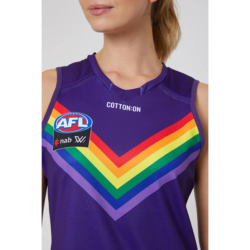 Fremantle Dockers AFLW Season 7 Womens Pride Guernsey - Image 4
