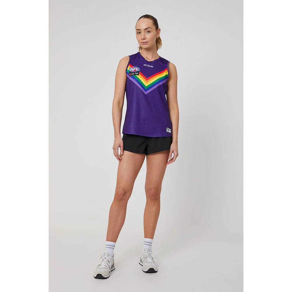 Fremantle Dockers AFLW Season 7 Womens Pride Guernsey - Image 6