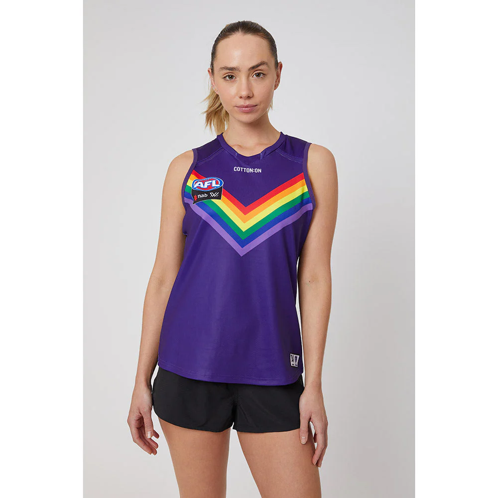Fremantle Dockers AFLW Season 7 Womens Pride Guernsey - Image 7