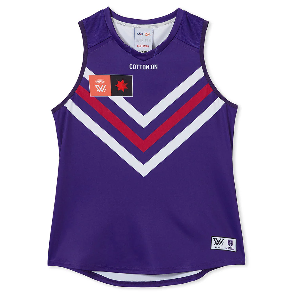 Fremantle Dockers Season 8 AFLW Authentic Home Guernsey - Image 5