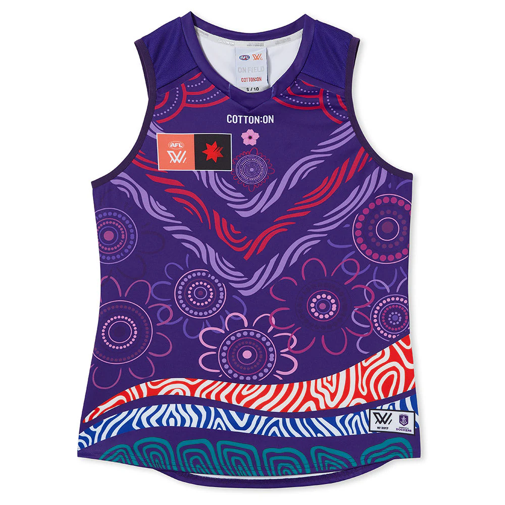 Fremantle Dockers Season 8 AFLW Authentic Indigenous Guernsey - Image 5
